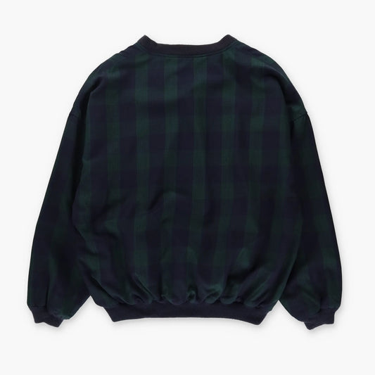 PENDLETON Green & Blue Plaid Lined Pull Over Sweatshirt USA Made (L) Vintage Sole Melbourne