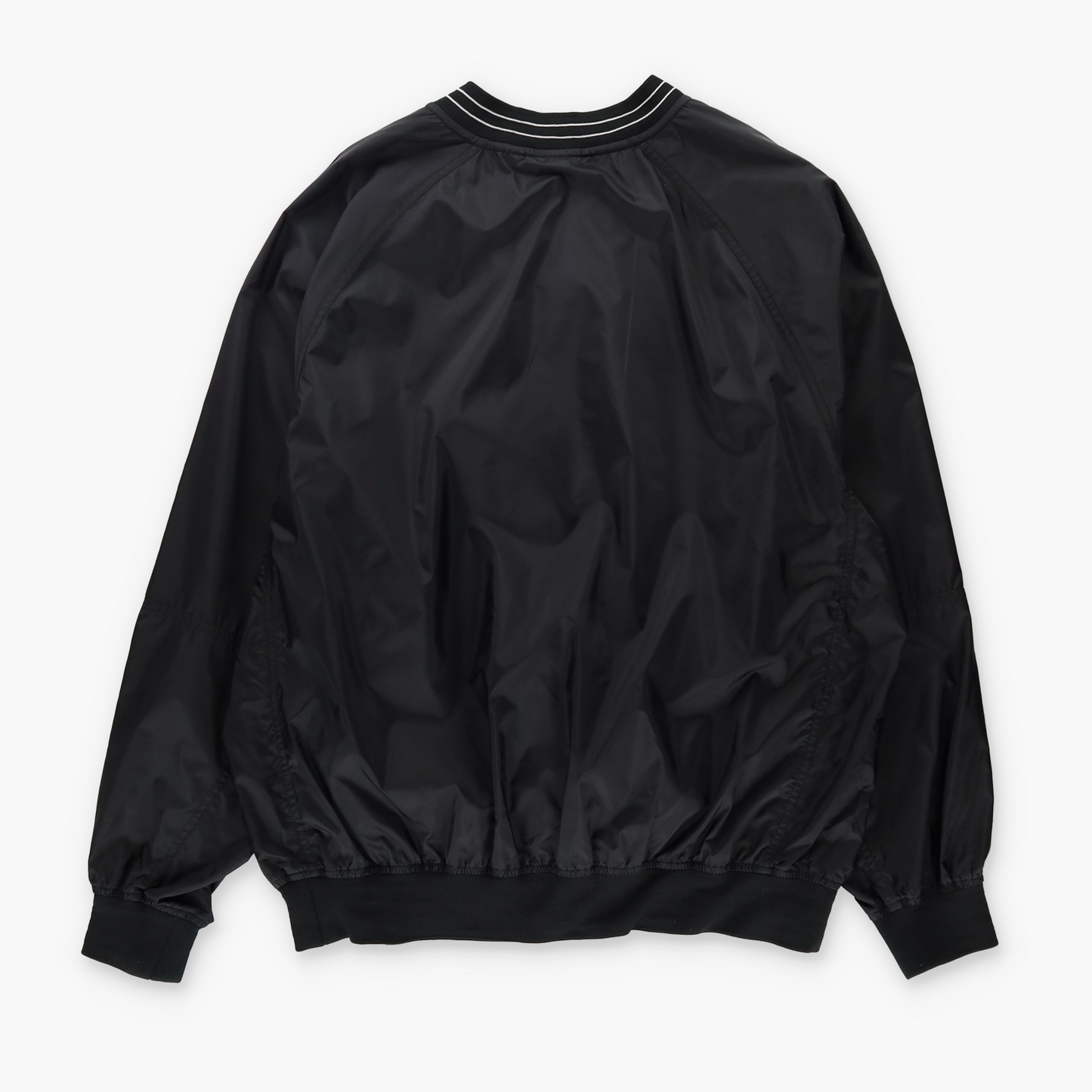 NIKE Centre Swoosh Black & White V-Neck Pull Over (L-XL)