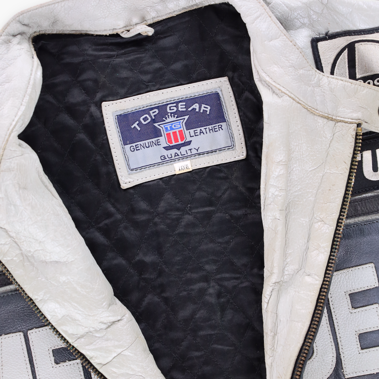 Mercedes 90s Leather TOPGEAR Racing Jacket (3XL-4XL)