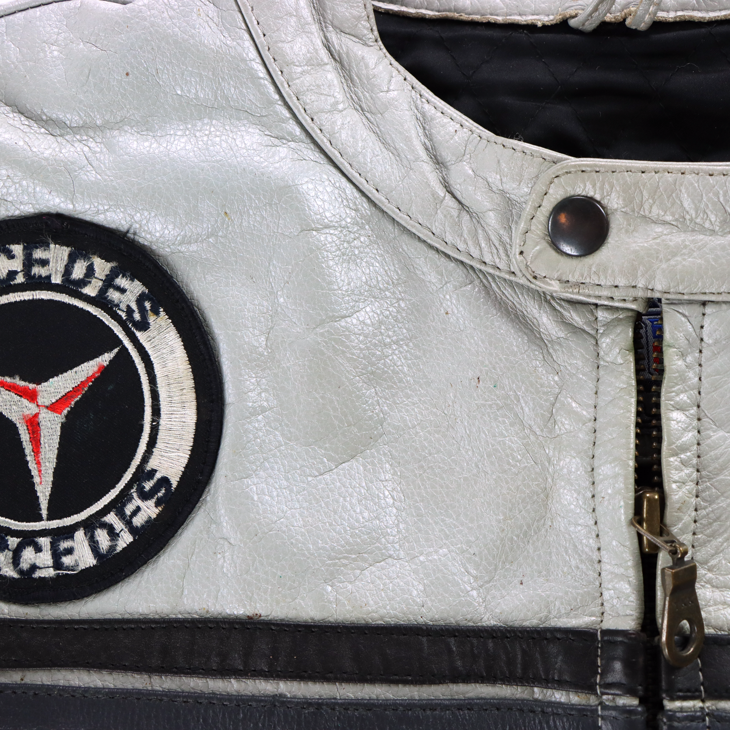 Mercedes 90s Leather TOPGEAR Racing Jacket (3XL-4XL)