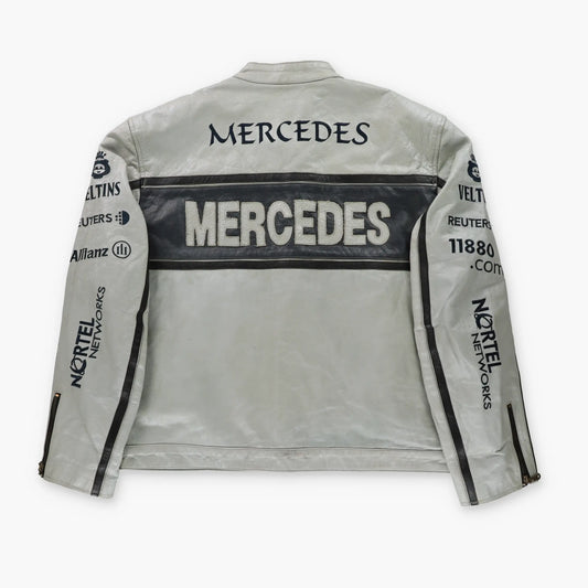 Mercedes 90s Leather TOPGEAR Racing Jacket (3XL-4XL) Vintage Sole Melbourne
