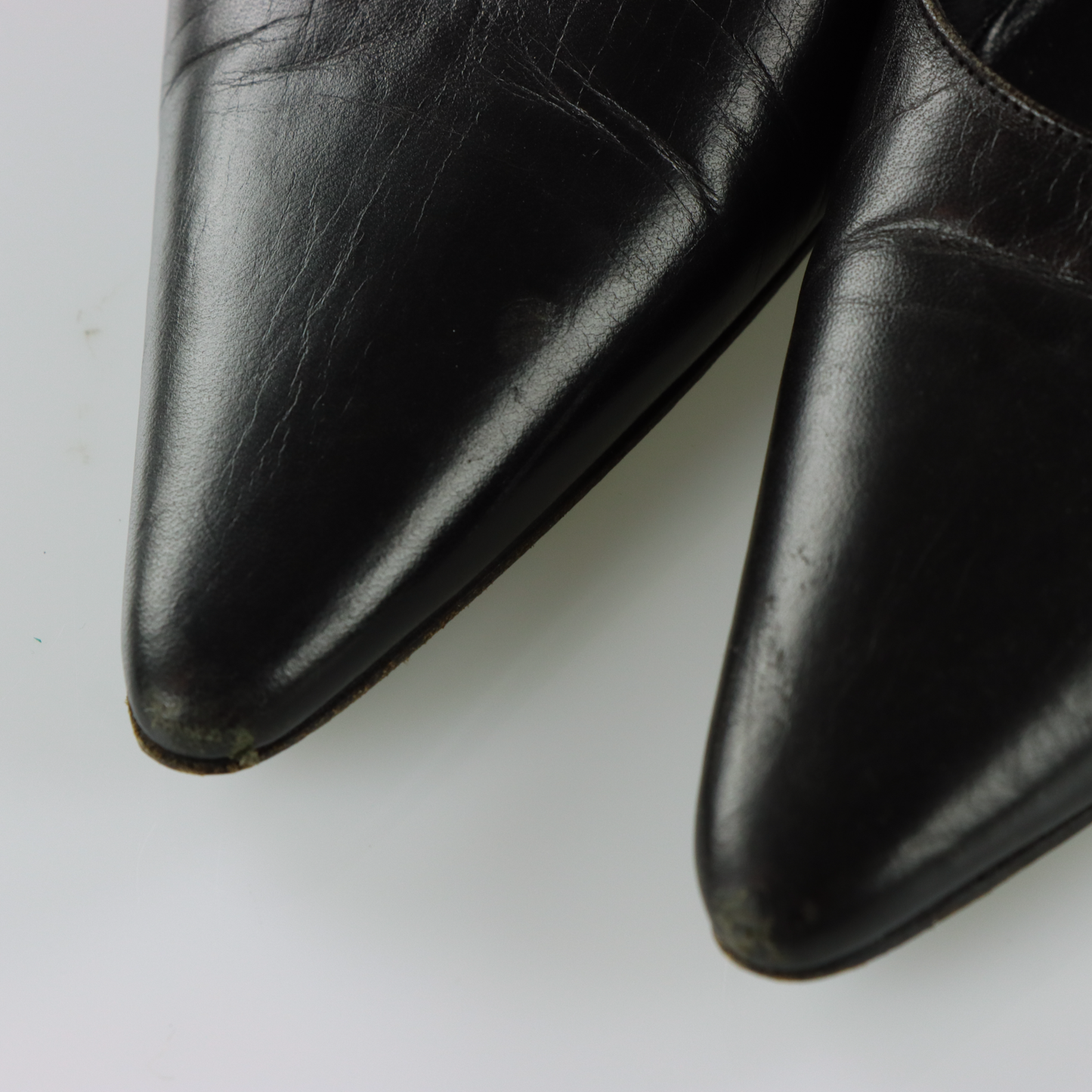 GUCCI Cruise 21 Black Leather Slingback Kitten Heels (8)