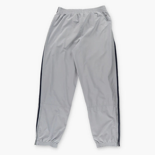 Vintage ADIDAS Embroidered 3-Stripe Grey & Navy Track Pants (M) *Aubs Vintage Sole Melbourne