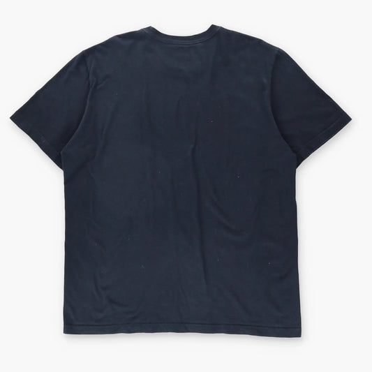 NIKE Spell Out Underlined Logo Black & White T-Shirt (XL) - Vintage Sole Melbourne