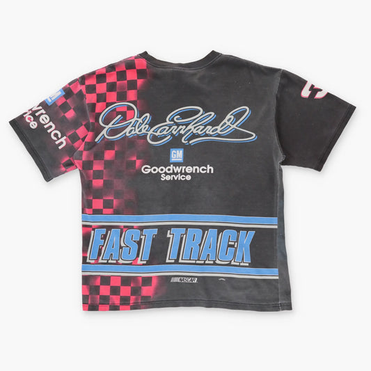 NASCAR Dale Earnhardt 'Intimidator' All Over Print Racing T-Shirt (XL) - Vintage Sole Melbourne