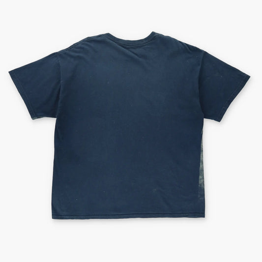 ELITE MMA Y2K Angel Sword Grunge All Over Front Print T Shirt (XL) - Vintage Sole Melbourne