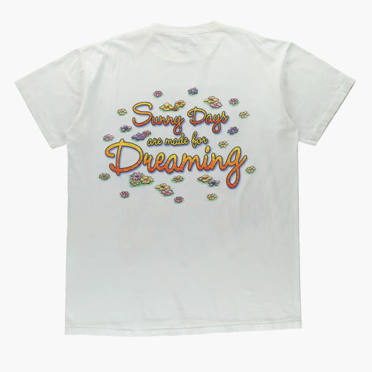 DISNEY Winnie The Pooh "Sunny Days Are Made For Dreaming" Single Stitch Tee USA Made (XXL) - Vintage Sole Melbourne