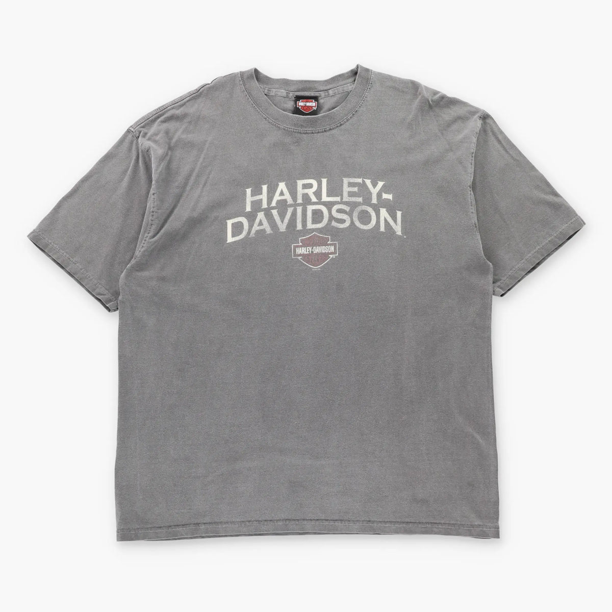 Vintage HARLEY DAVIDSON Staunton Virginia Grey Motorcycle T-Shirt (XL-XXL)
