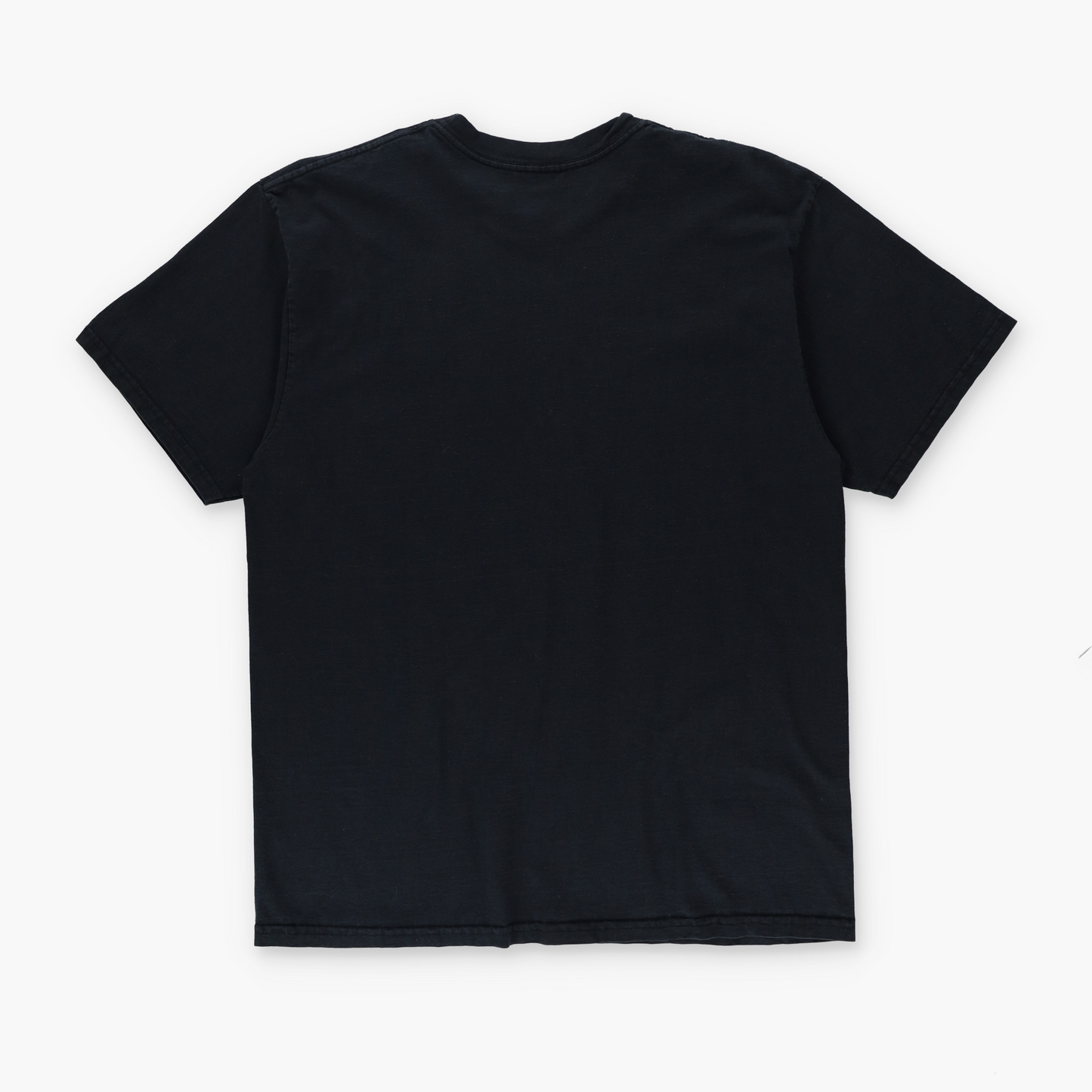 NIKE Embroidered Swoosh Logo Black T-Shirt (L)