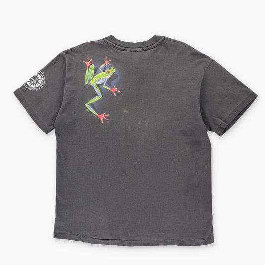HANES 'USA Made' 1991 Vintage Frog Leaf Graphic Animal T-Shirt (M) - Vintage Sole Melbourne
