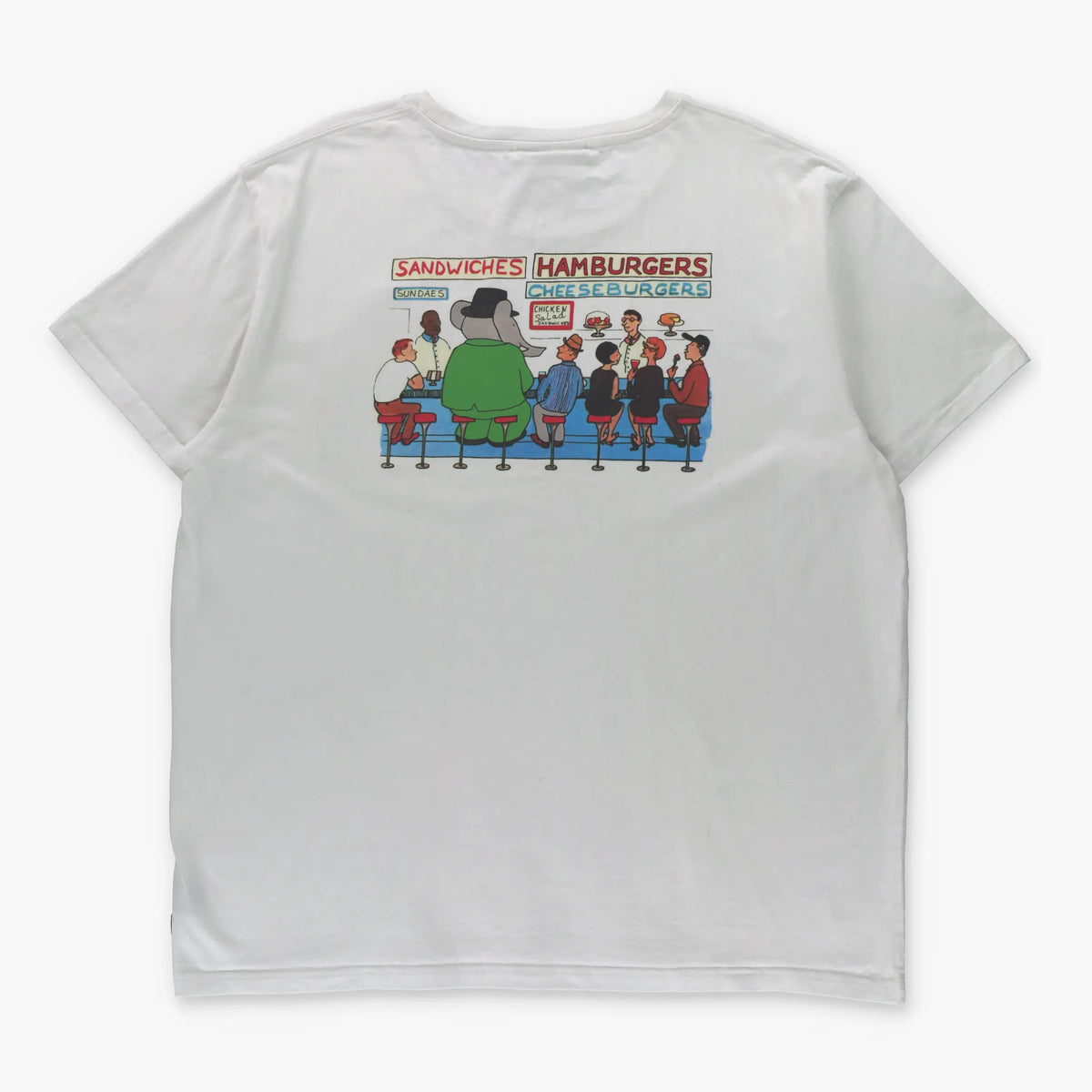 ROWING BLAZERS X BABAR Graphic Elephant Cartoon T-Shirt (XL) - Vintage Sole Melbourne
