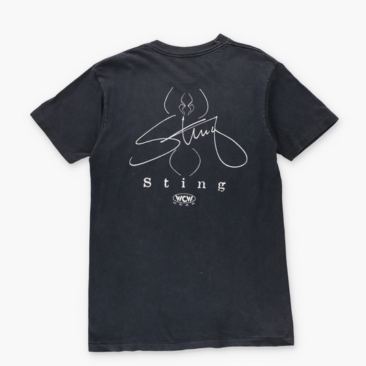 WCW 'The Sting' Wrestling 'USA Made' Signed Single Stitch Graphic T-Shirt (M)