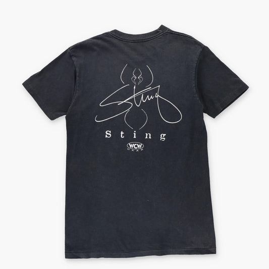 WCW 'The Sting' Wrestling 'USA Made' Signed Single Stitch Graphic T-Shirt (M) - Vintage Sole Melbourne