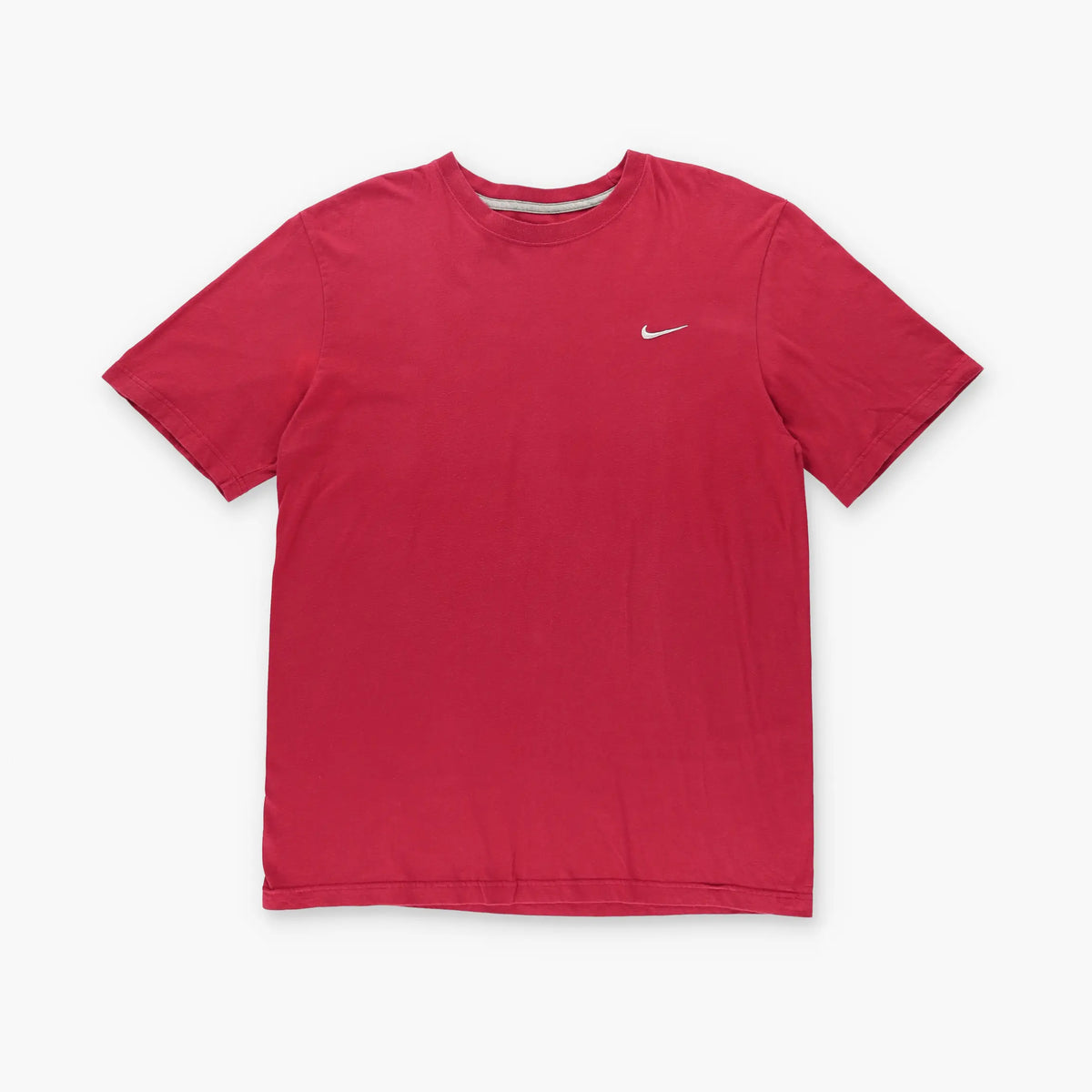 NIKE Embroidered Swoosh Logo Red T-Shirt (L-XL) Vintage Sole Melbourne