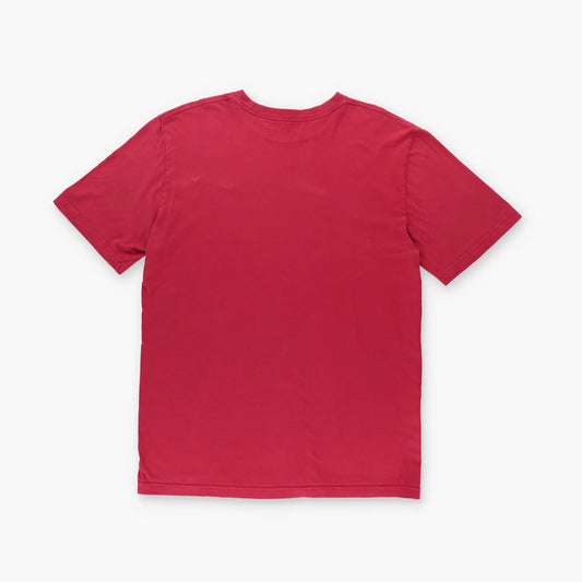 NIKE Embroidered Swoosh Logo Red T-Shirt (L-XL) Vintage Sole Melbourne