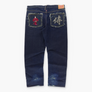 RMC RED MONKEY Embroidered Samurai Y2K Jeans (42)