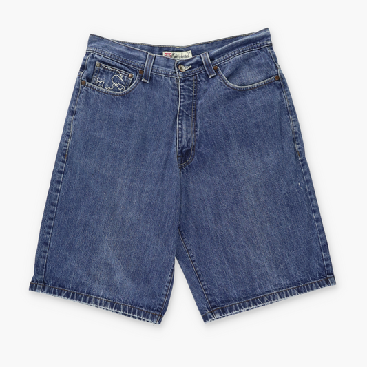 ECKO UNTLD Embroidered Rhino Logo Y2K Jorts Shorts (36)