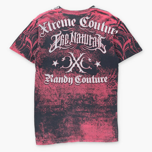 Vintage XTREME COUTURE Y2K Grunge Made in USA Black & Red T-Shirt (M) Vintage Sole Melbourne