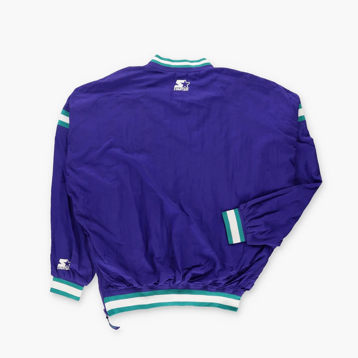 STARTER Embroidered Super Bowl NFL 1997 Korean Made Purple Windbreaker Sweatshirt (XL) Vintage Sole Melbourne