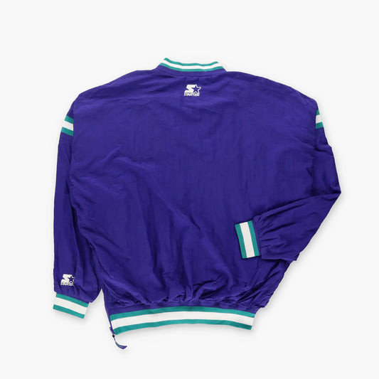 STARTER Embroidered Super Bowl NFL 1997 Korean Made Purple Windbreaker Sweatshirt (XL) Vintage Sole Melbourne