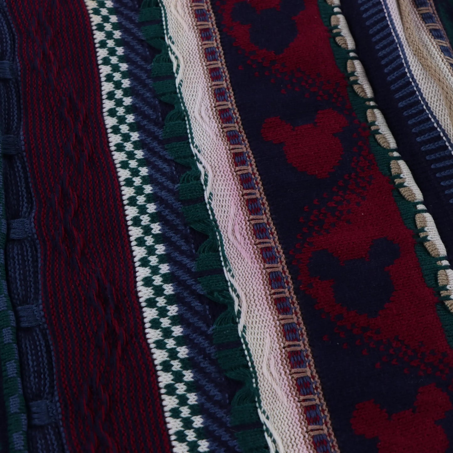 90s 'The Disney Catalog' Mickey Coogi Style Knit Sweater (L-XL) Vintage Sole Melbourne