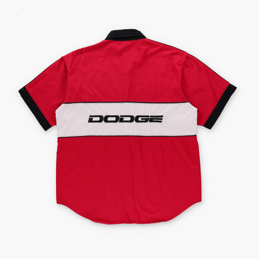 Red Dodge CHASE AUTHENTICS Evernham Motorsports NASCAR Racing Pit Crew Tee (L)