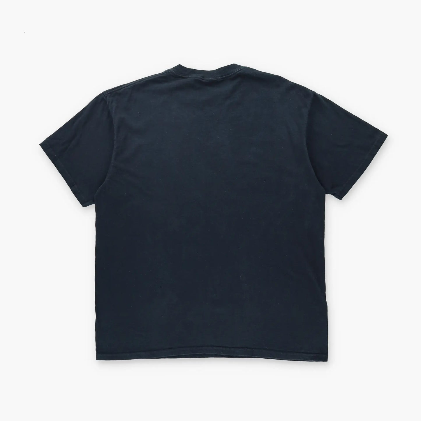 LIQUID BLUE Flaming Skulls & Rattlesnakes Y2K Style Black T-Shirt (XXL) Vintage Sole Melbourne