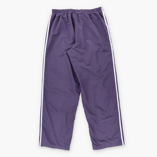 ADIDAS 3-Stripe Lavender & Dark Purple Embroidered Logo Track Pants (L)