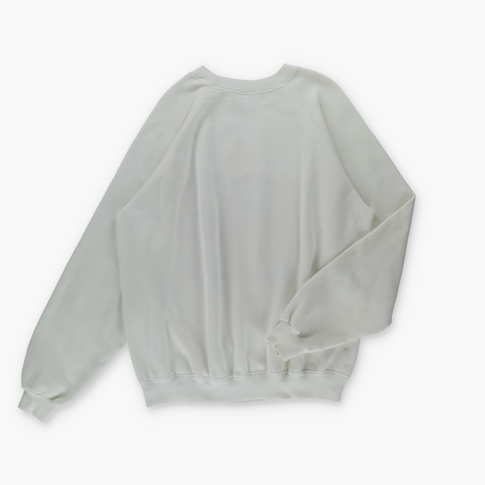 Barry Manilow On Broadway 1985 Vintage USA Made HANES White Sweatshirt (XL-XXL)