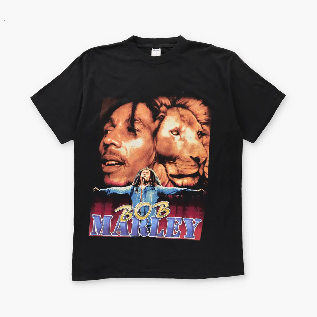 Bob Marley "Catch A Fire" PG88 Black T-Shirt (XL-XXL) Vintage Sole Melbourne