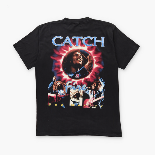 Bob Marley "Catch A Fire" PG88 Black T-Shirt (XL-XXL)