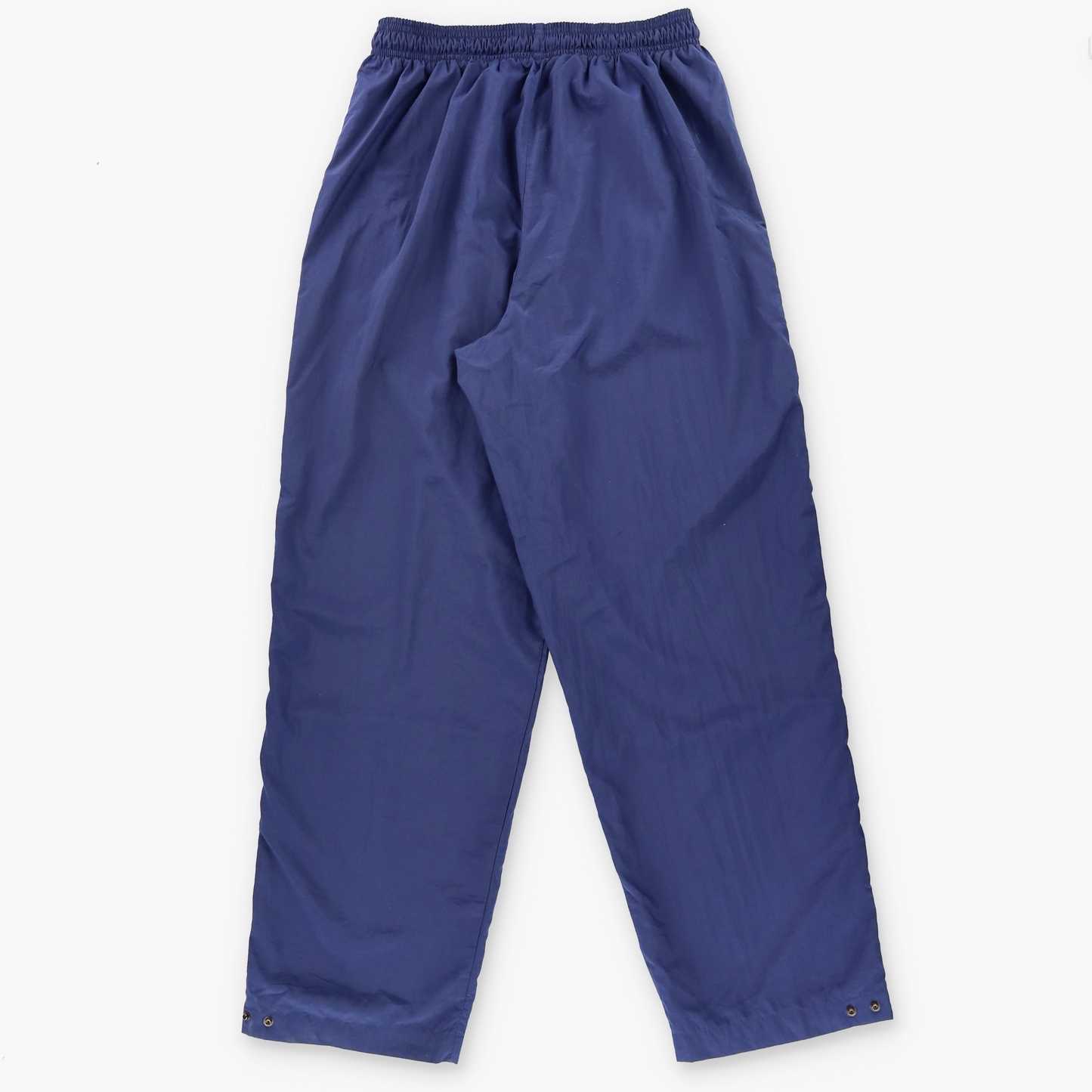 NIKE Team Blue & White Side Stripe Ankle Snap Track Pants (L)