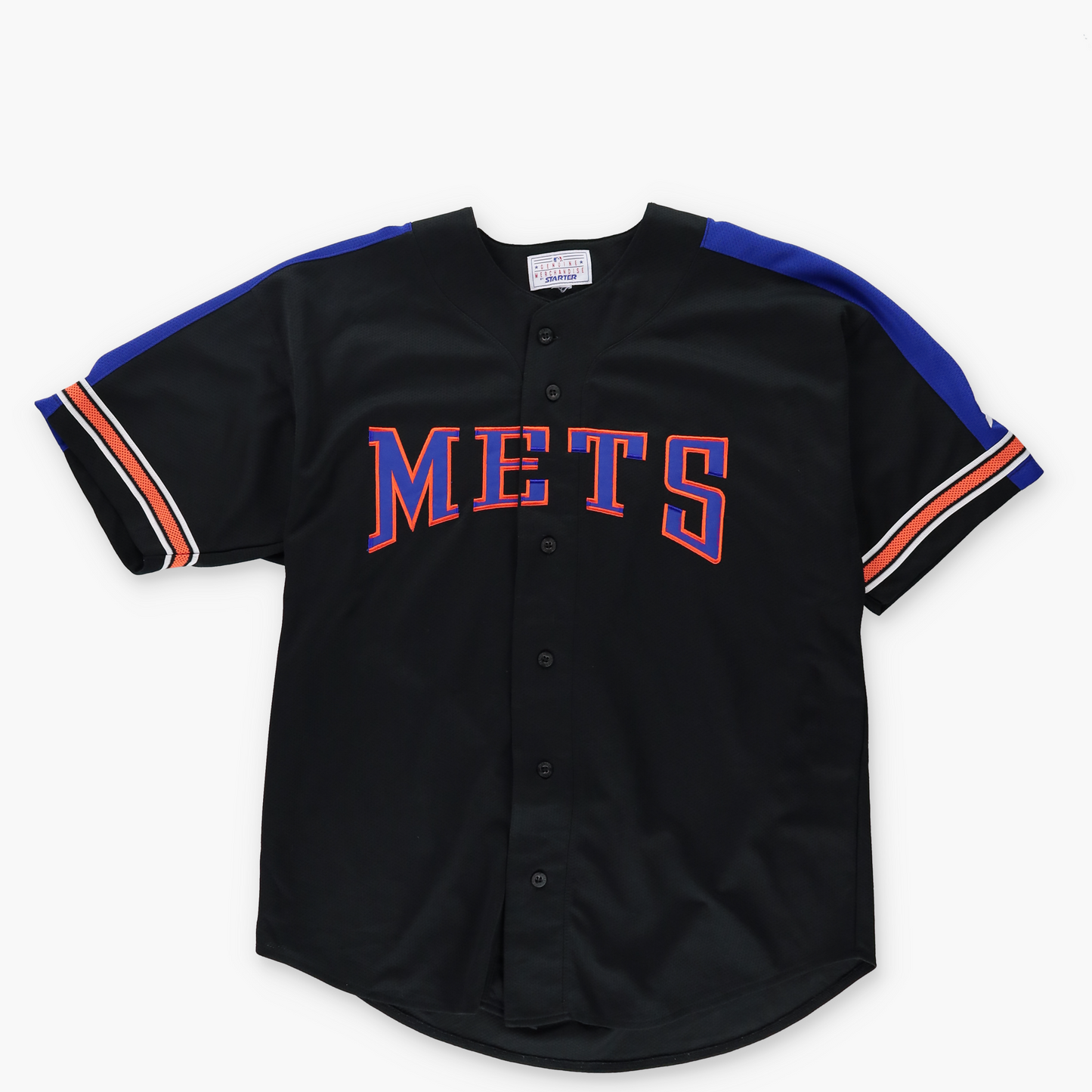 MLB New York Mets 90s Embroidered 'KOREA Made' Starter Jersey (L-XL)