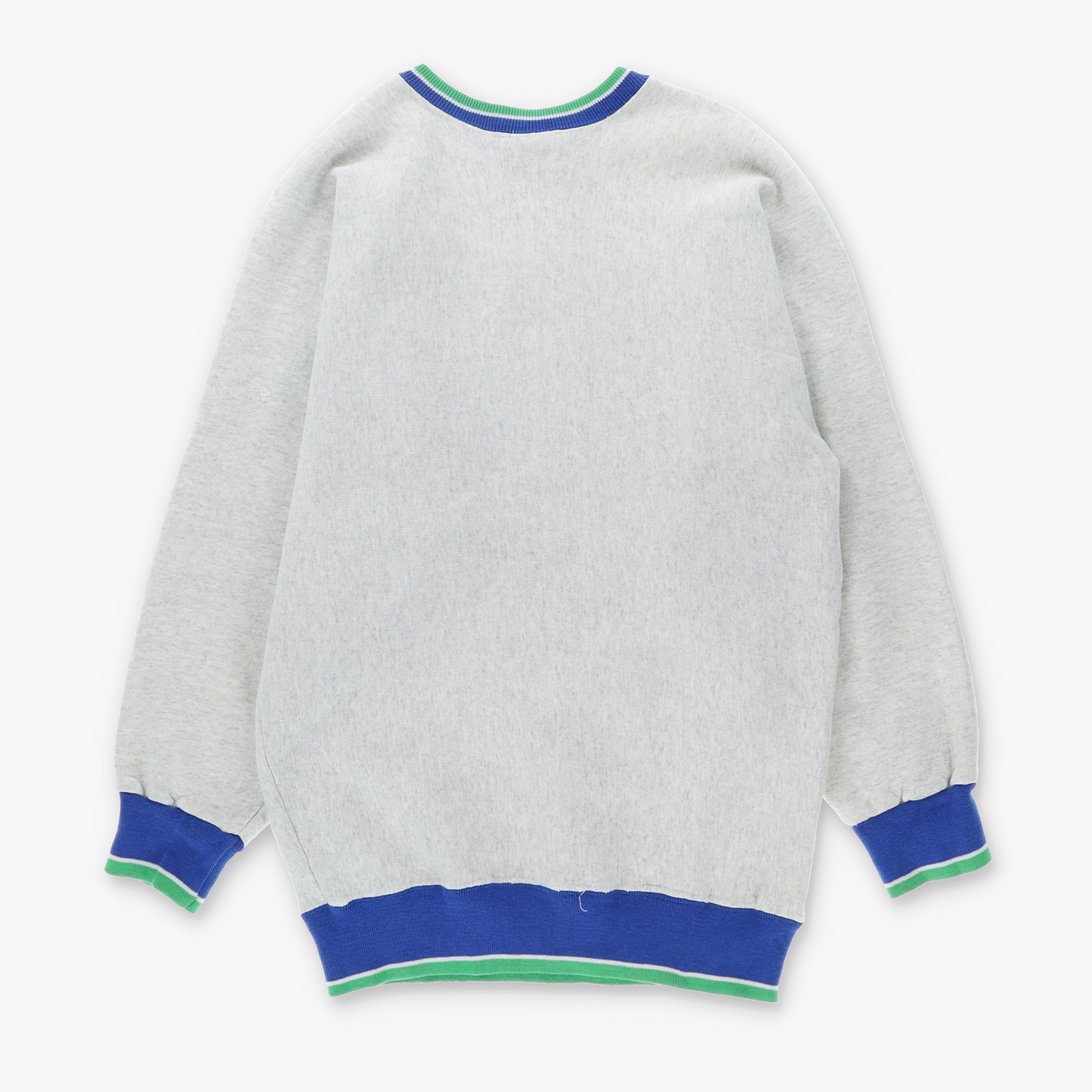 SEAHAWKS NFL Embroidered Spell Out Grey USA Made Sweatshirt (M)