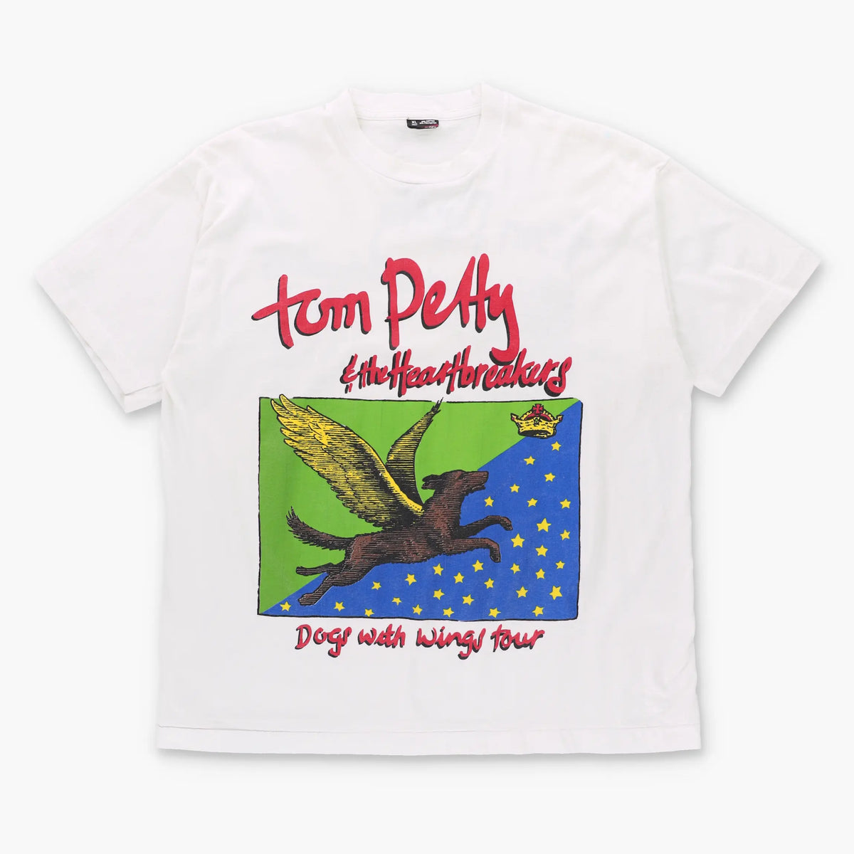 TOM PETTY & THE HEARTBREAKERS Dogs with Wings Band Tee (L-XL) Vintage Sole Melbourne
