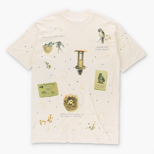 Barn Swallow Birds Quote & Nature All Over Animal Tee (L)