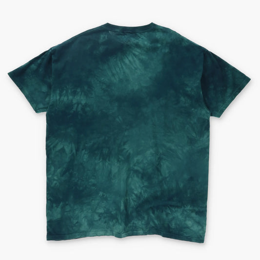 THE MOUNTAIN White Siberian Tiger Green Tie Dye Tee (XXXL) Vintage Sole Melbourne