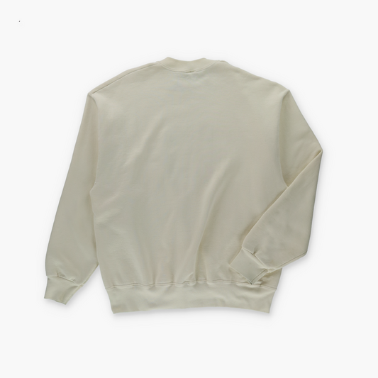 BOOTLEG "Guess Sports" Light Yellow & Green 3D Graphic USA Made 1993 PRO-SPIRIT SELECT SWEATS Crewneck Sweatshirt (XL)