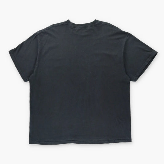 MMA ELITE Mirrored Skulls & Cross Graphic Y2K Style Black Tee (XXL) Vintage Sole Melbourne