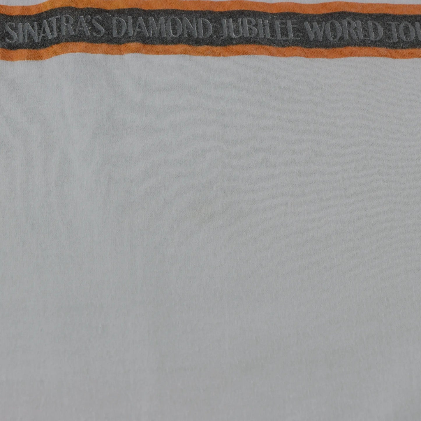Frank Sinatra x Chivas Regal "Diamond Jubilee Tour" USA Made Single Stitch HANES White T-Shirt (XL) Vintage Sole Melbourne