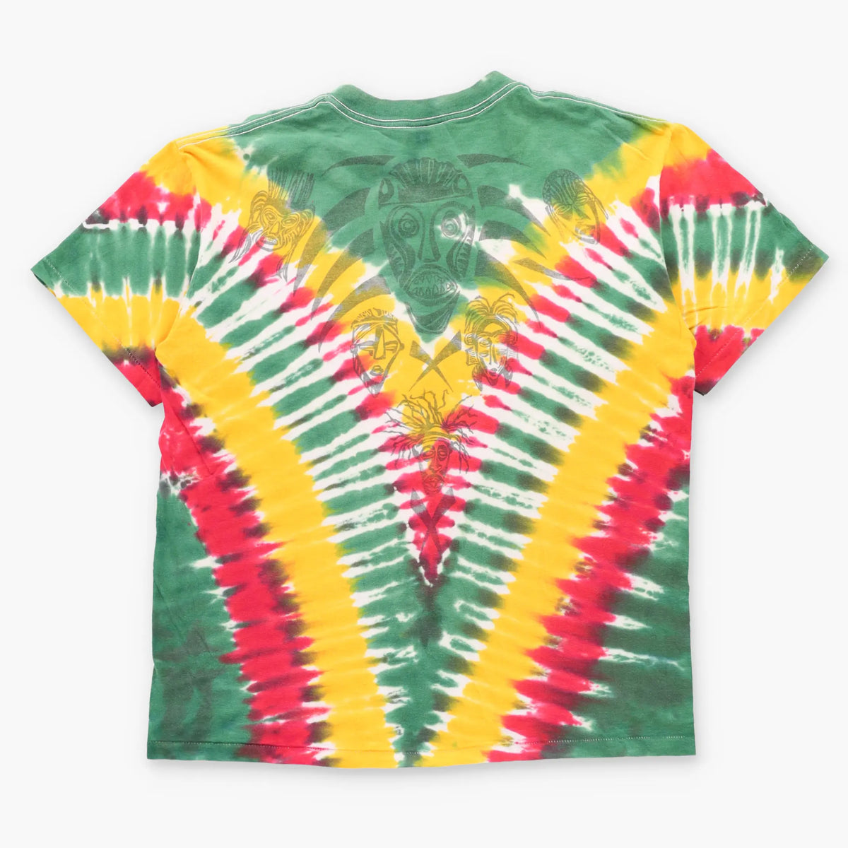 Vintage 90s LIQUID BLUE Africa Tie-Dye USA Made Single Stitch T-Shirt (XL)