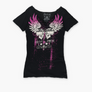 ARCHAIC AFFLICTION "Vices x Virtue" Hot Pink Y2K Tee (Women's S-M)