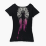 ARCHAIC AFFLICTION "Vices x Virtue" Hot Pink Y2K Tee (Women's S-M)