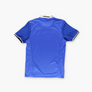 ADIDAS Juventus Embroidered Blue & White Jeep Football Jersey (S-M)