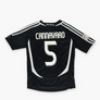 ADIDAS Real Madrid Fabio Cannavaro Black & White Soccer Jersey (M)