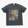 "Way Of Life Live To Ride" Grey Motorcycle Single Stitch Graphic Tee (L-XL)