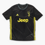 ADIDAS X PARLEY Juventus Jeep Third Kit Black & Yellow Soccer Jersey (M)