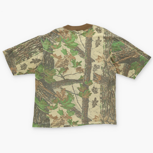 REAL TREE Camo Outdoors Single Stitch Hunting Tee (L-XL)