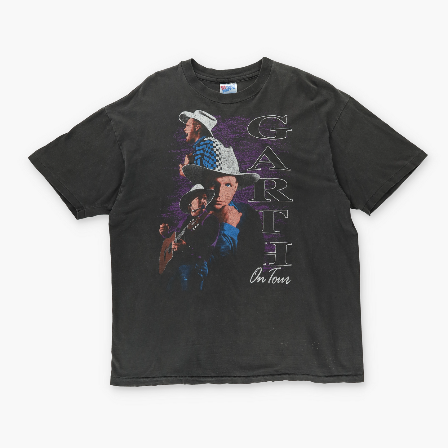 90s GARTH BROOKES Graphic USA Made Tour Band Tee (L-XL)