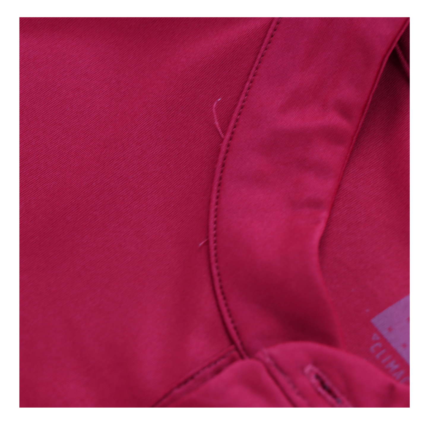 ADIDAS Manchester United Embroidered Red & White Soccer Jersey (M)